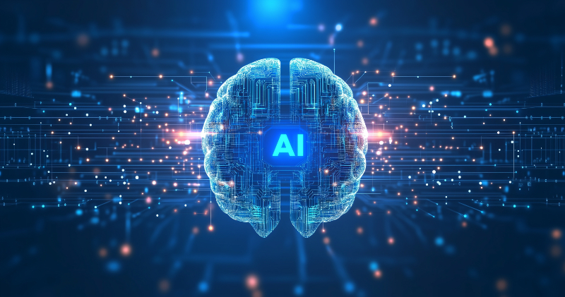 graphic example of ai brain