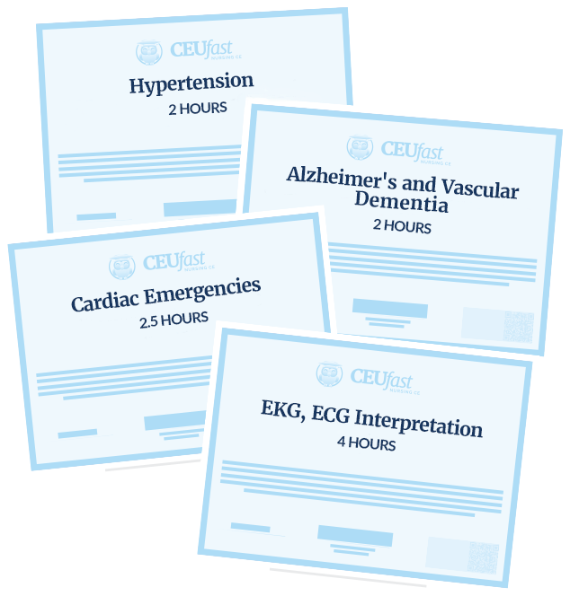 Sample CEUfast certificates