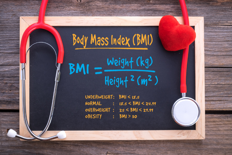 photo of body mass index calculation