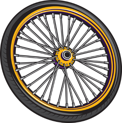 graphic of wheel