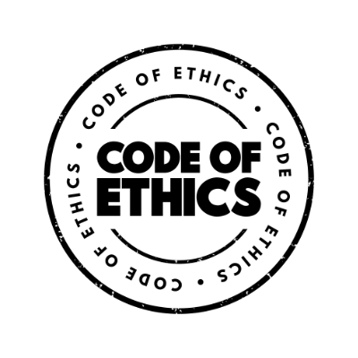 graphic stating code of ethics