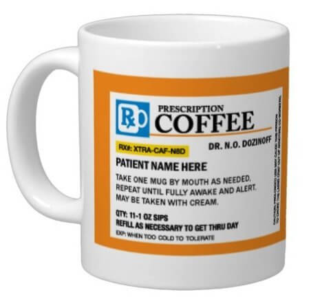 Prescription coffee mug