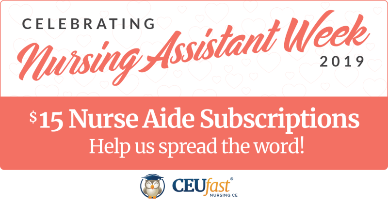 Celebrating Nursing Assistant Week 2019